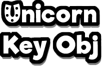 Unicorn Key Obj